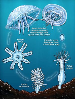  水母 polyps 探索海洋世界的神秘生物！